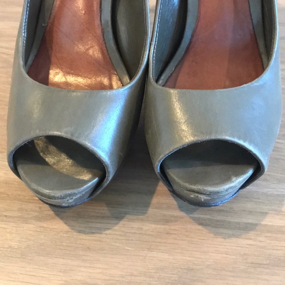 Aldo hunter green platform heels - size 38 - Picture 4 of 4
